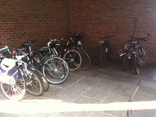 The photo for Insufficient cycle parking at Rose Lane, Canterbury.